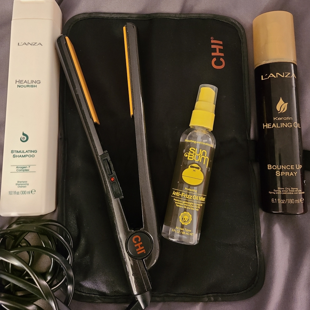 Chi hair straightener Lanza keratin hair products